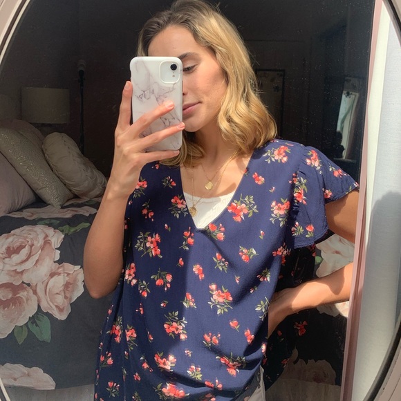 Floral Blouse - Old Navy - XXL - Picture 3 of 6